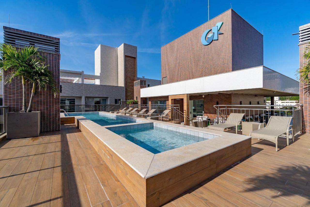 Porto Madero - Apartamento Alto Padrao Em Condo Com Piscina 봄비나스 외부 사진